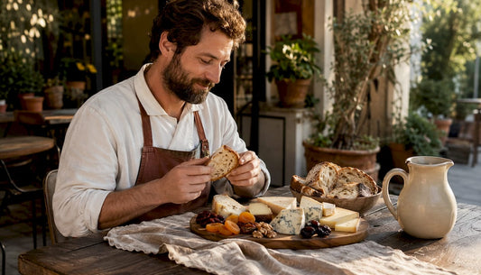 Artisan boulanger passionné par le mariage du pain au levain et des fromages affinés.
