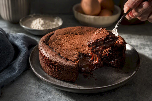 Fondant au chocolat au levain avec cœur coulant