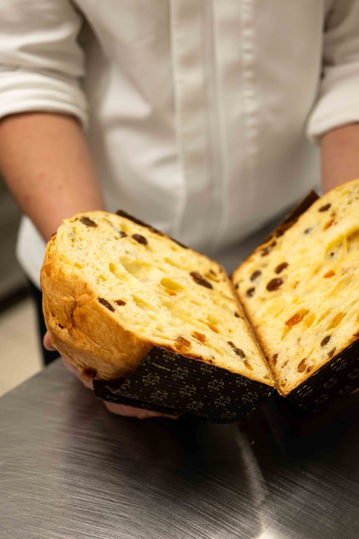 panettone garni de fruits confits